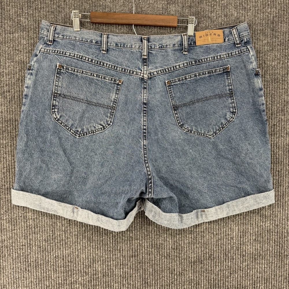 Vintage Riders high waisted jorts womens 44x5 denim shorts 90s mom jeans 2XL